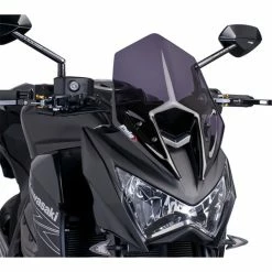 Discount 🥰 Wind Screens Puig Naked Windscreen New Generation Kawasaki Z800 13-16 Dark Tint 🔔