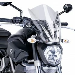 Deals 🧨 Wind Screens Puig Naked Windscreen New Generation Touring Yamaha Mt-07 14-16 Clear Tint ✨