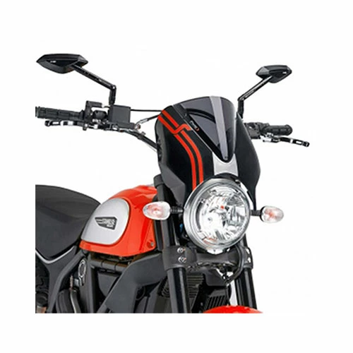 Best Pirce ⌛ Wind Screens Puig Naked Windscreen Ducati Scrambler 15 Dark Tint / Black ⌛ 1 Best Pirce ⌛ Wind Screens Puig Naked Windscreen Ducati Scrambler 15 Dark Tint / Black ⌛