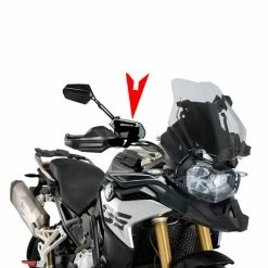 Budget 😍 Various Parts Puig 1319f F900 Xr Handlebar Deflector Dark Smoke 🤩