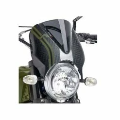 Best Pirce 👍 Wind Screens Puig Frontal Plate For Ducati Scrambler Desert Sled/cafe Racer 2017 Dark Fume ⭐