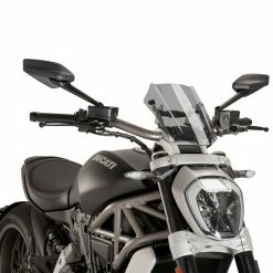 Deals 🎁 Wind Screens Puig 8921h Sport Windscreen Light Smoke X Diavel ⭐