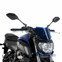 New 🔔 Wind Screens Puig Naked Ng Sport Screen Blue Yamaha Mt-07 😀